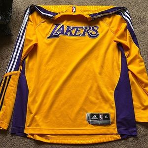 NBA Adidas Lakers long sleeve tee. Climacool